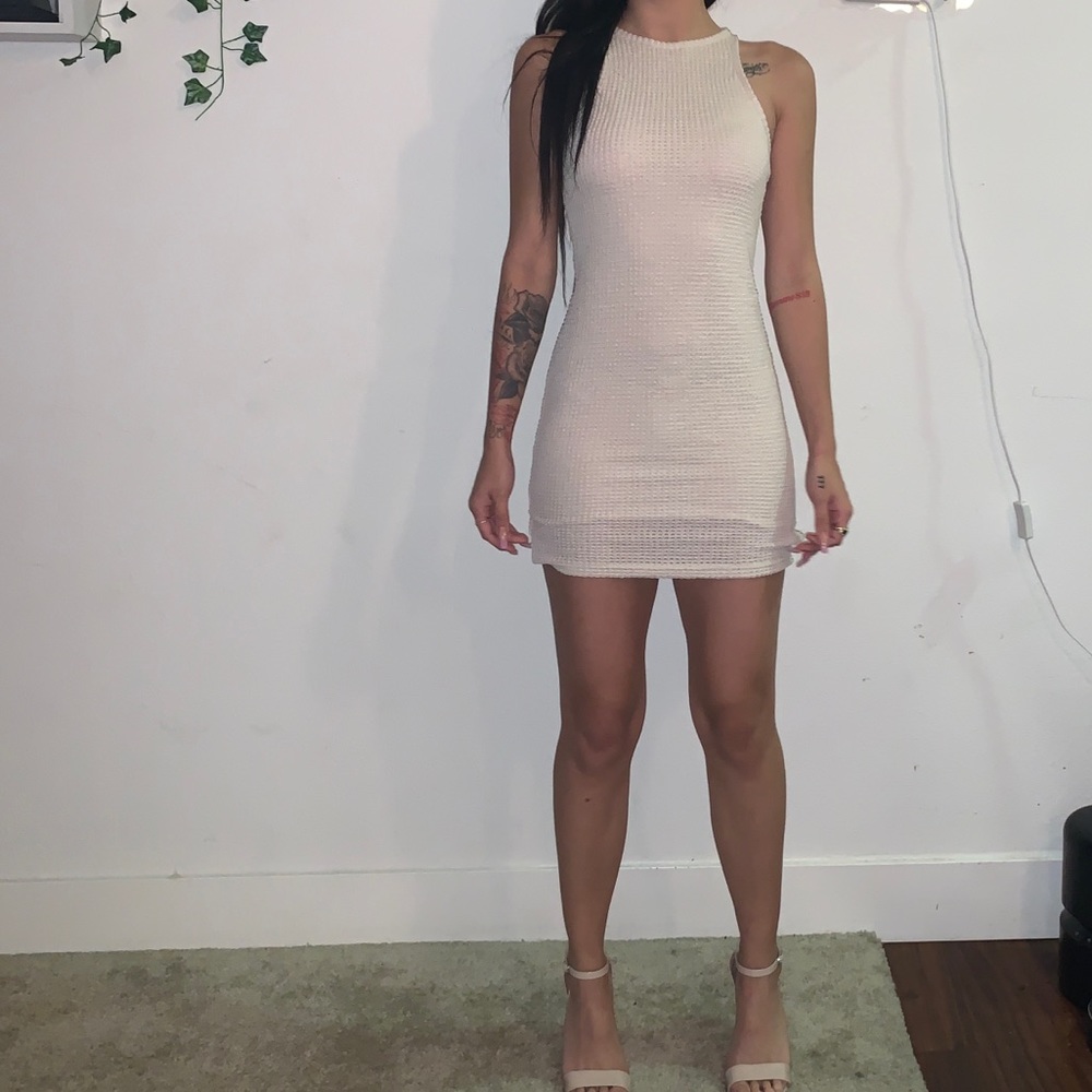 Off White Mini Dress